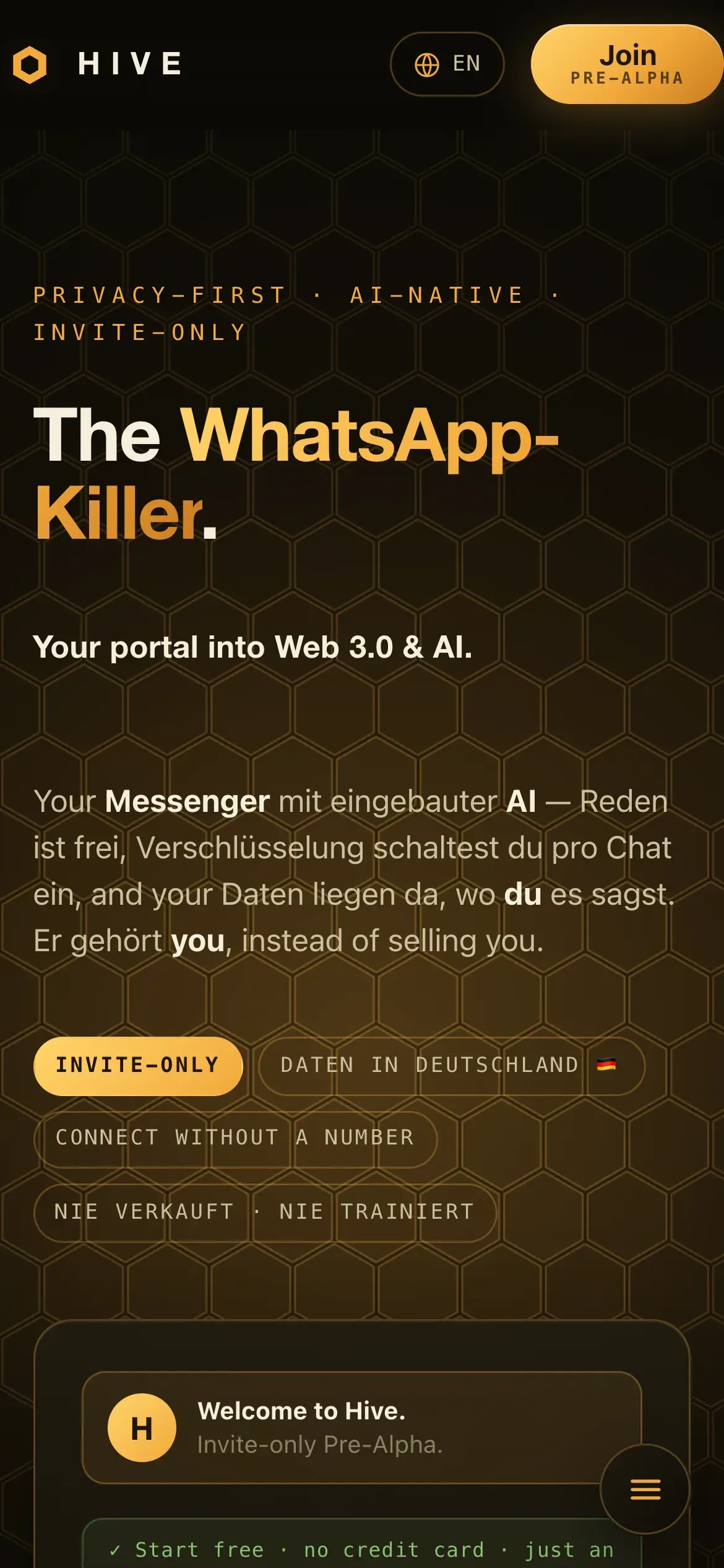 ‏⁦Hive⁩ على ⁦iPhone⁩